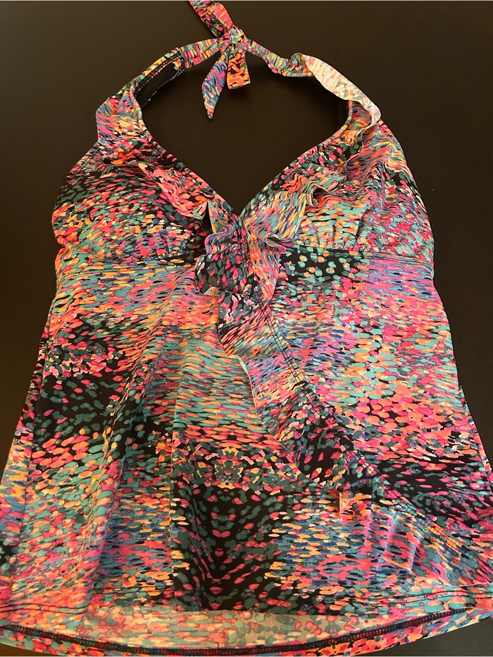 Sara Blakely Spanx Love your Assets tankini swim top size M